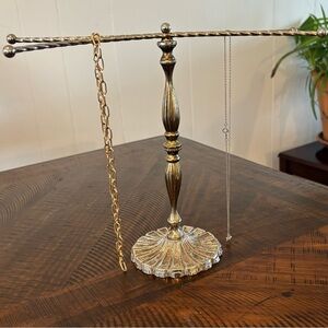 Elegant Gold Jewelry Stand